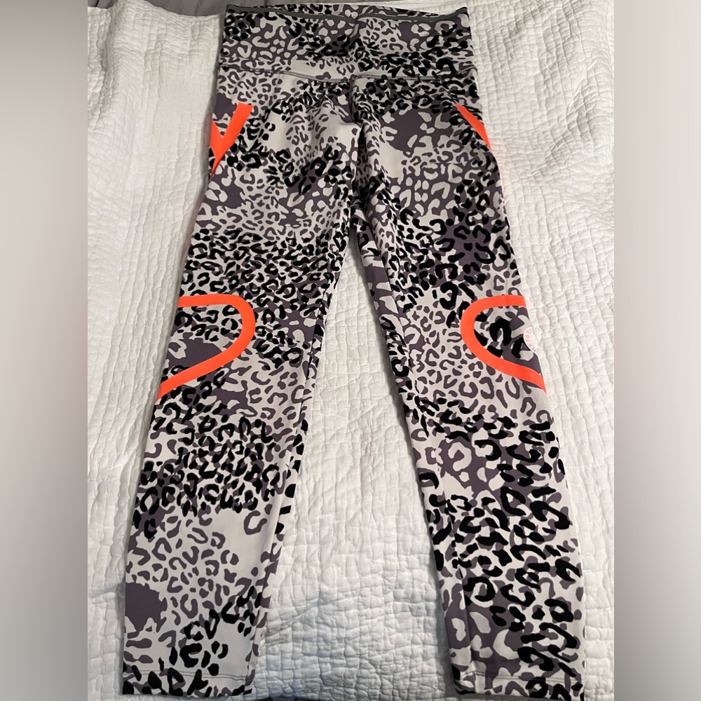 Adidas Stella McCartney Leopard/Orange leggings